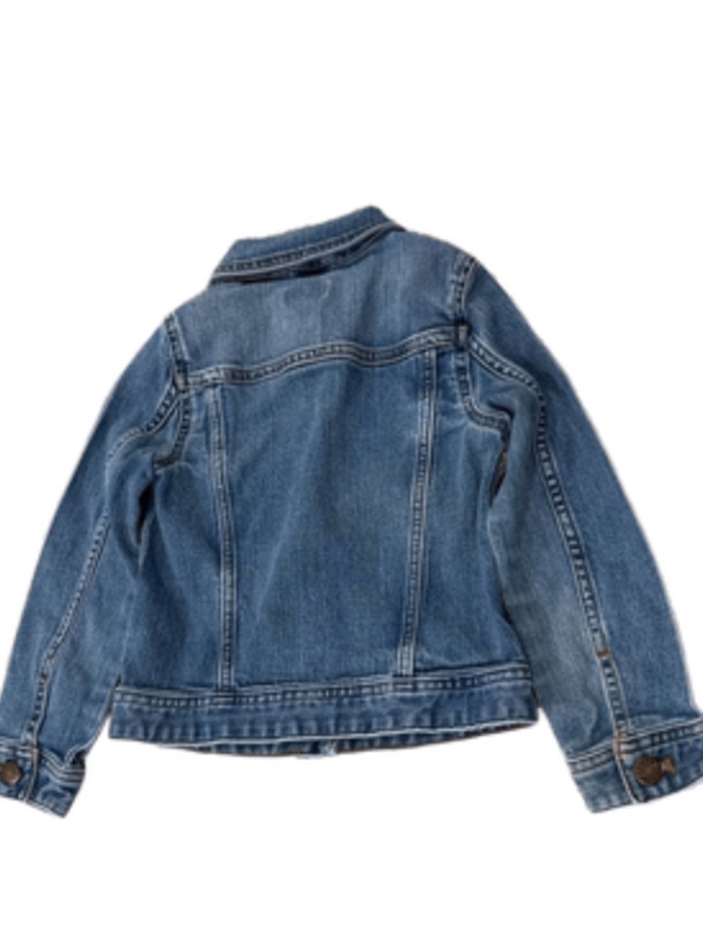 J.Crew Kids Blue Jean Jacket Size 4/5 | Denim | Button-Up | Fast Ship! - Picture 4 of 7